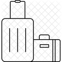 수하물 여행 가방 여행 가방 아이콘