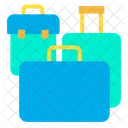 Luggage Baggage Trolly Bag Icon