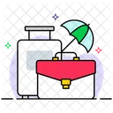 Luggage Suitcase Travelling Bag Icon