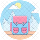 Luggage Travelling Bag Backpack Icon