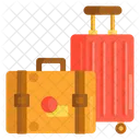 Luggage Travelling Bags Suitcases Icon