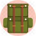 Luggage Bag Army Icon