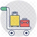 Luggage Cart Push Icon
