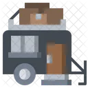 Transportation Camping Trailer Icon