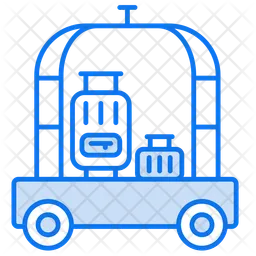 Luggage cart  Icon