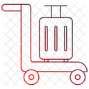 수하물 카트 수하물 트롤리 유모차 아이콘