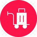 Luggage Cart Trolley Icon