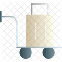 Luggage Cart Trolley Icon