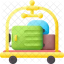 Luggage Cart Luggage Trolley Pushcart Icon