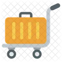 Luggage Cart Pushcart Travelling Cart Icon