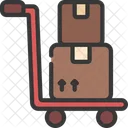 Trolley Delivery Luggage Icon