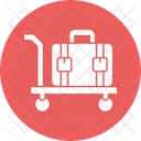 Luggage Cart Luggage Trolley Pushcart Icon