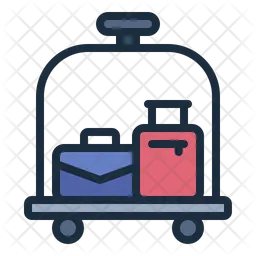 Luggage Cart  Icon