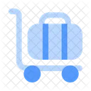 Luggage Cart Transport Travel Icon