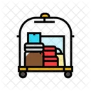 Luggage Cart Hospitality Icon