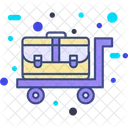 Luggage Cart Luggage Trolley Handcart Icon