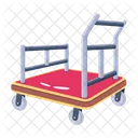 Luggage Dolly Luggage Carrier Push Cart Icon