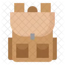 Luggage Backpack Camping Icon