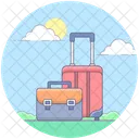 Luggage Travelling Bag Backpack Icon