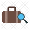 Luggage Inspection Weighing Travel Bags Baggage Weight Icon