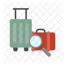 Luggage Inspection Weighing Travel Bags Baggage Weight Icon