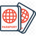 Luggage Passport Travel Icon