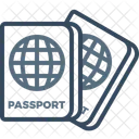 Luggage Passport Travel Icon