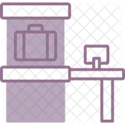 Luggage scanner  Icon