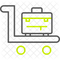 Luggage trolley  Icon