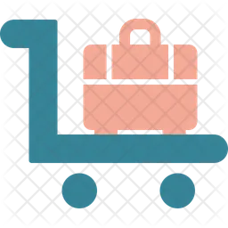 Luggage trolley  Icon