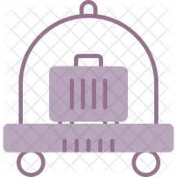 Luggage trolley  Icon