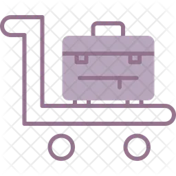 Luggage trolley  Icon