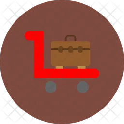 Luggage trolley  Icon