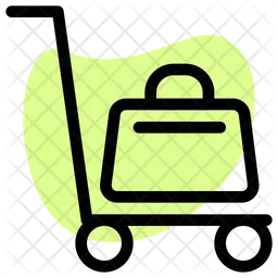 Luggage Trolley  Icon