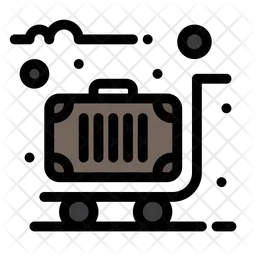 Luggage Trolley  Icon