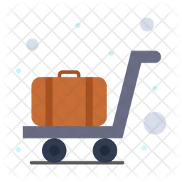 Luggage Trolley  Icon