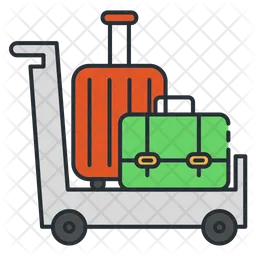 Luggage Trolley  Icon