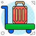 Luggage Trolley Luggage Cart Pushcart Icon