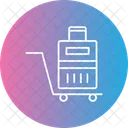 Luggage Trolley Icon