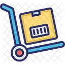 Luggage Trolley Hotel Trolley Platform Truck Icon