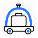 Luggage Trolly Luggage Storage Room Service Icon