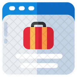 Luggage Website  Icon