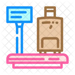 Luggage Weight  Icon
