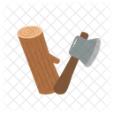 Lumber and ax  Icon