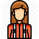 Lumberjack Forester Lady Icon