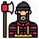 Ilumberjack Lumberjack Cartoon Icon