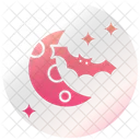 Luna Halloween Noche Icon