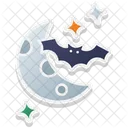 Luna Halloween Noche Icon