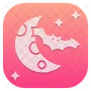 Luna Halloween Noche Icon