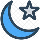 Tiempo Luna Estrella Icon